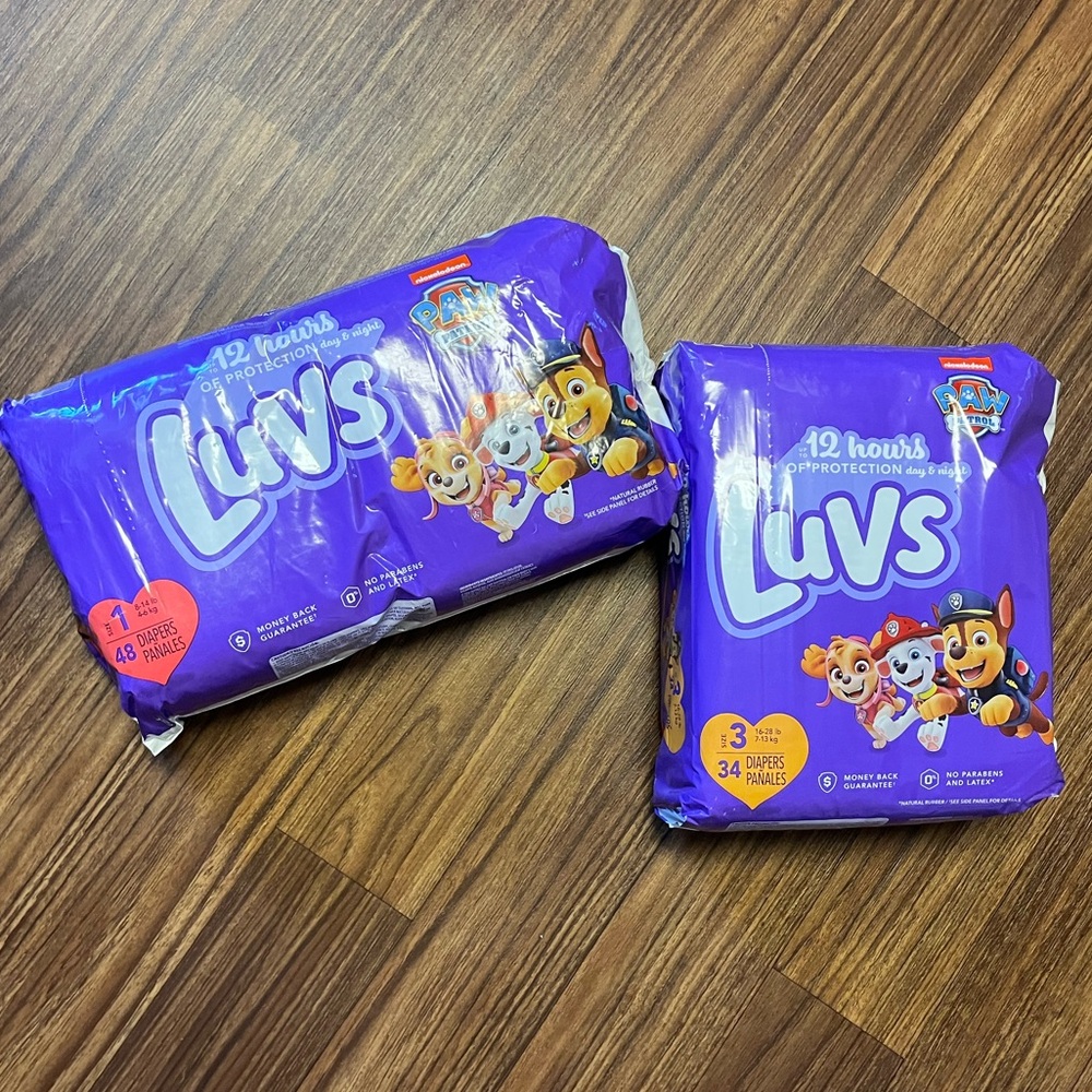 New Luvs Diapers